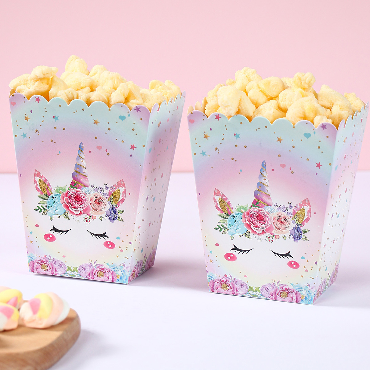 Food Snacks For Kids Party - كرتون حلوى ورقي للأطفال ، صندوق