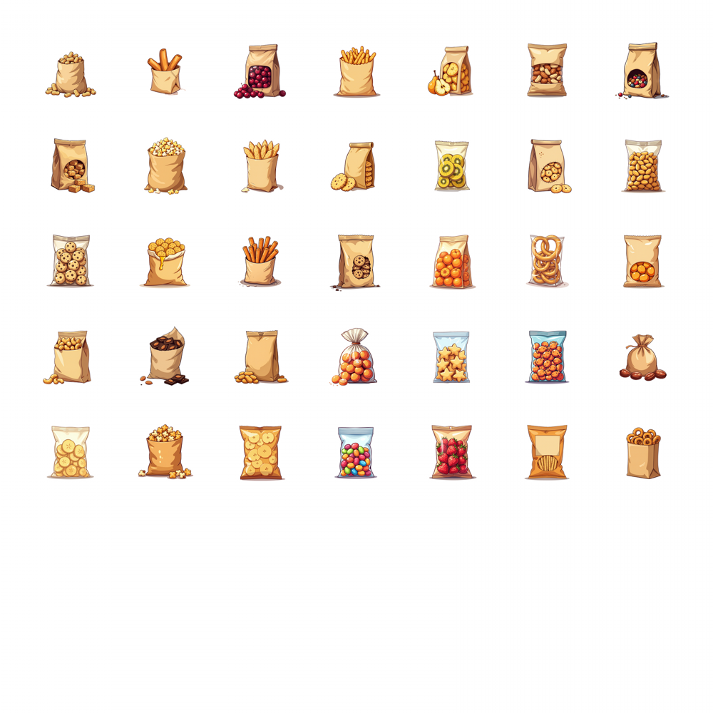 35 قطعة-100 قطعة الشارات مقرمش - مراجعة Snacks Food Labels وسعره