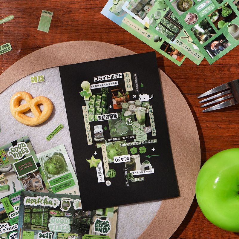 30 قطعة من ملصقات ورقية بتصميم - مراجعة Snacks Food Labels وسعره