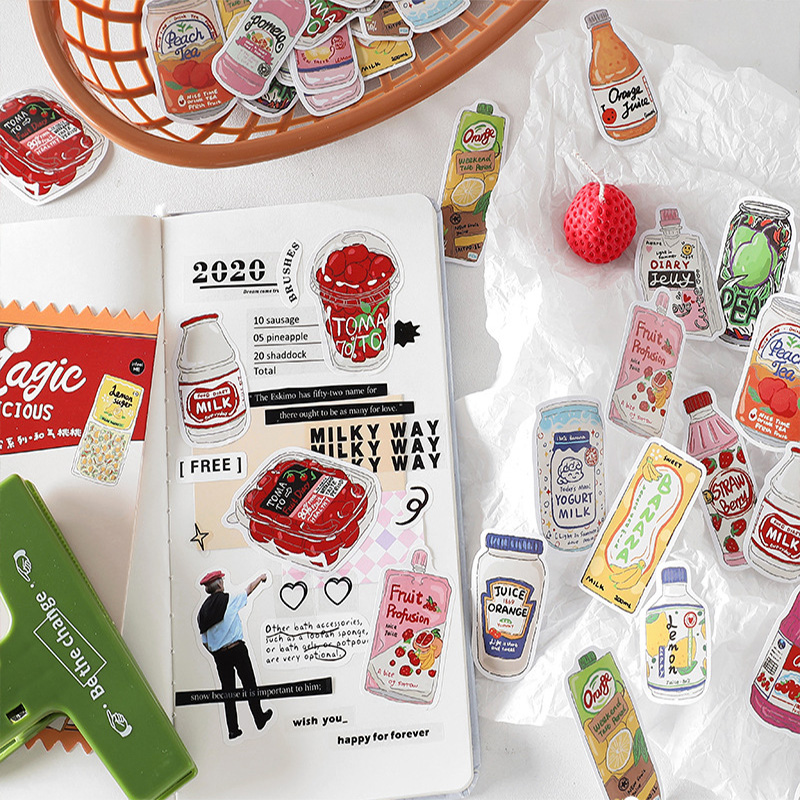 ملصقات طعام لطيفة، ملصقات وجبا - مراجعة Snacks Food Labels وسعره