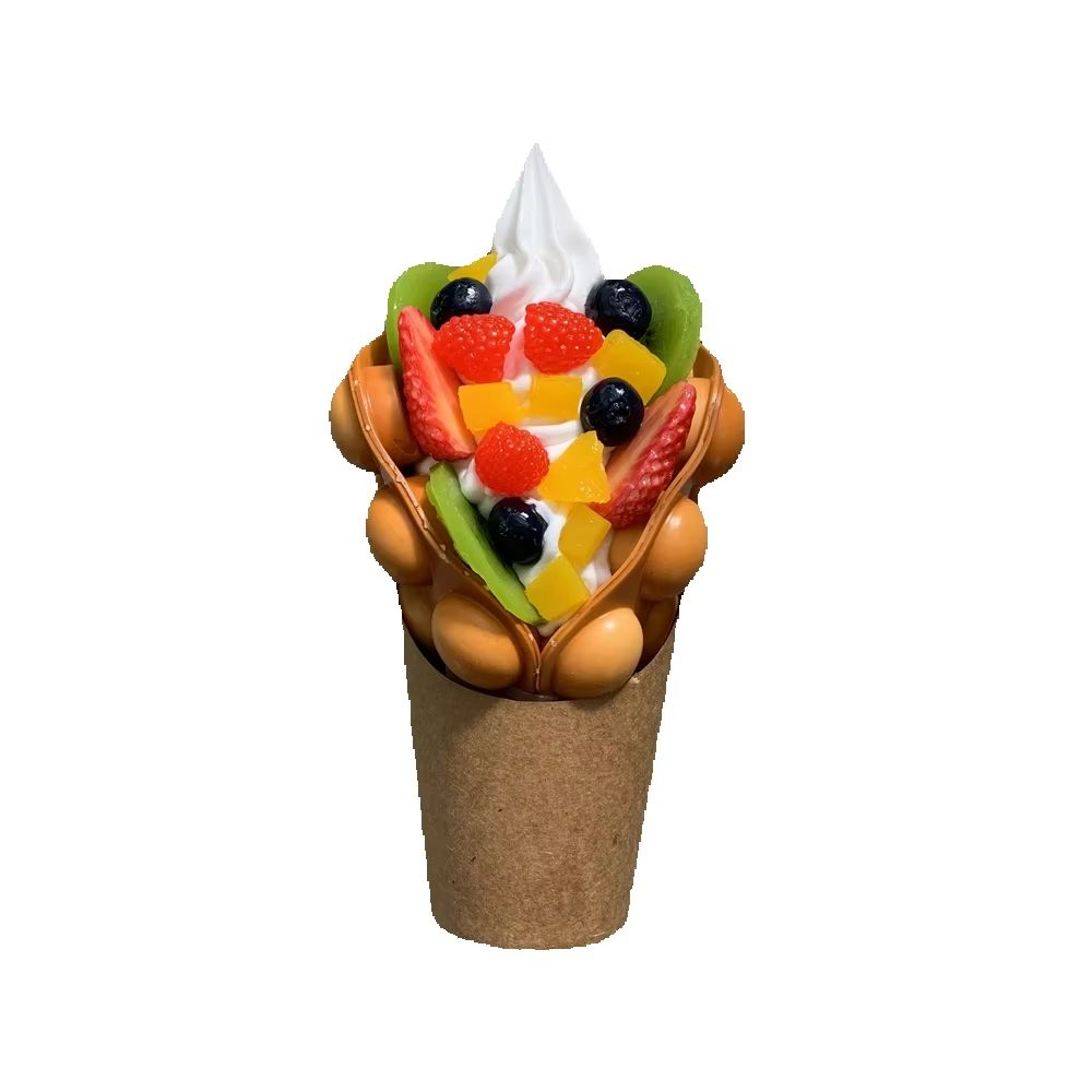 سلسلة نماذج فقاعة وافل الآيس ك - مراجعة Food Snacks Order وسعره